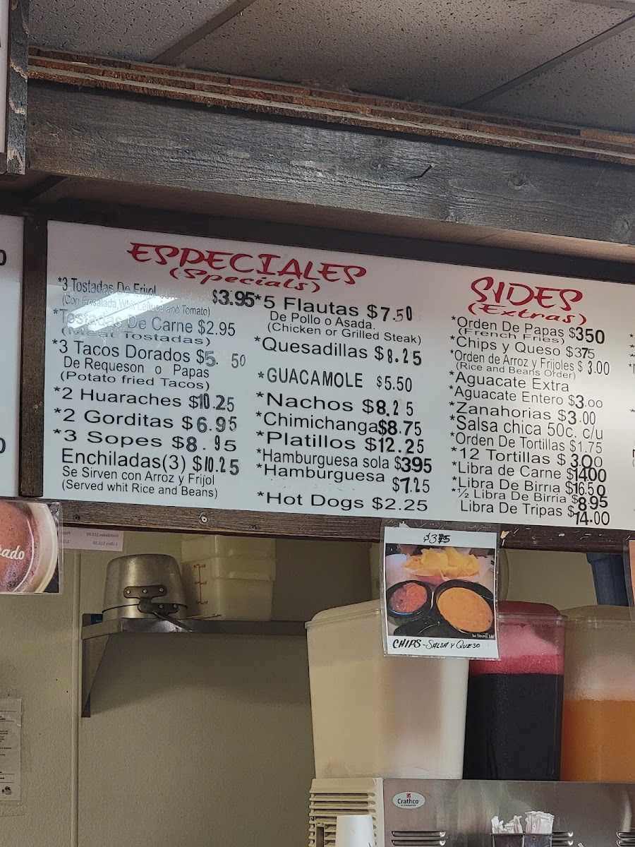 Los Desvelados Menu - Image 6
